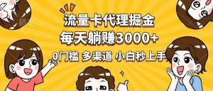 流量卡代理掘金，0门槛，每天躺赚3000+，多种推广渠道，新手小白轻松上手互联网行业-互联网创业-创业网-知识创造价值 新生无限可能网创星球