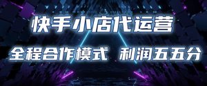 快手小店代运营 限时托管计划 合作模式 利润五五分成【揭秘】互联网行业-互联网创业-创业网-知识创造价值 新生无限可能网创星球