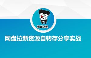 网盘拉新资源自动转存分享实战互联网行业-互联网创业-创业网-知识创造价值 新生无限可能网创星球