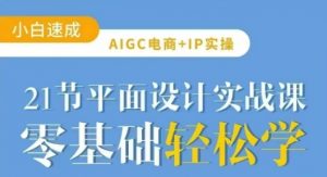 AIGC电商必备实操21节平面设计实战课，教你玩转AI互联网行业-互联网创业-创业网-知识创造价值 新生无限可能网创星球