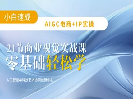 AIGC电商必备实操：21节平面设计实战课，教你玩转AI互联网行业-互联网创业-创业网-知识创造价值 新生无限可能网创星球