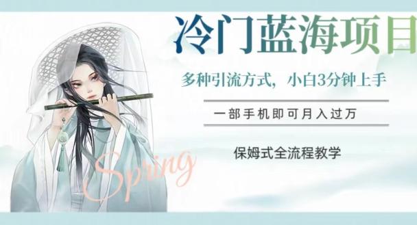 冷门蓝海项目，操作简单，小白3分钟上手，多种引流方式，保姆式全流程教学【揭秘】互联网行业-互联网创业-创业网-知识创造价值 新生无限可能网创星球