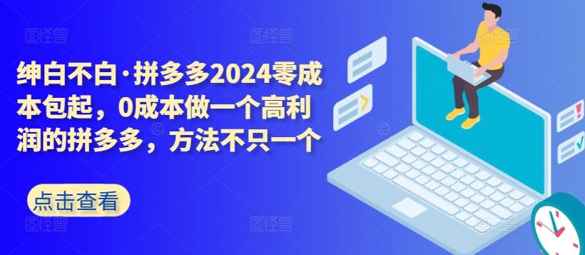 拼多多2024零成本包起，0成本做一个高利润的拼多多，方法不只一个互联网行业-互联网创业-创业网-知识创造价值 新生无限可能网创星球