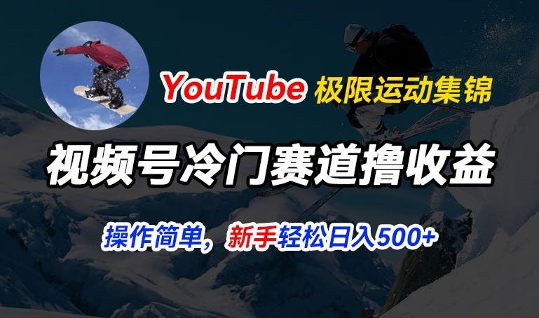 视频号冷门赛道撸收益，YouTube搬运极限运动集锦，暴力起号，操作简单流量高，轻松日入5张【揭秘】互联网行业-互联网创业-创业网-知识创造价值 新生无限可能网创星球