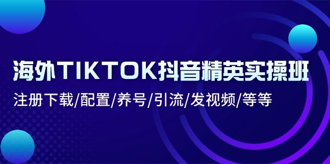 海外TIKTOK抖音精英实操班：注册下载/配置/养号/引流/发视频/等等互联网行业-互联网创业-创业网-知识创造价值 新生无限可能网创星球