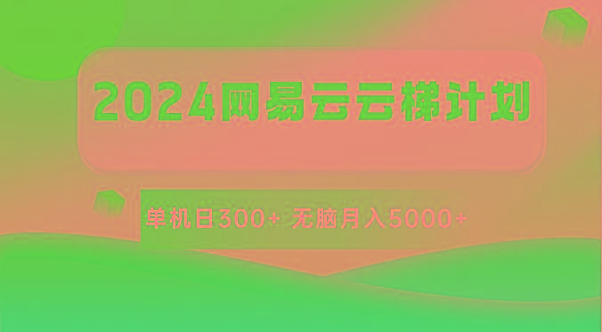 2024网易云云梯计划 单机日300+ 无脑月入5000+互联网行业-互联网创业-创业网-知识创造价值 新生无限可能网创星球