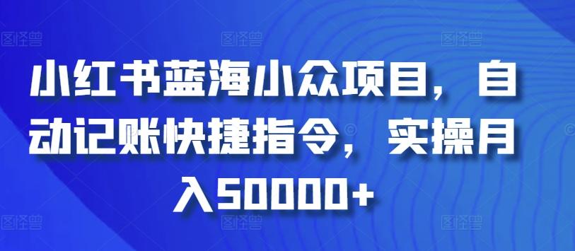 小红书蓝海小众项目，自动记账快捷指令，实操月入50000+【揭秘】互联网行业-互联网创业-创业网-知识创造价值 新生无限可能网创星球