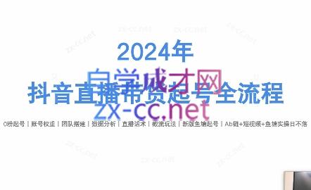 六六老师·2024年抖音直播带货起号全攻略互联网行业-互联网创业-创业网-知识创造价值 新生无限可能网创星球