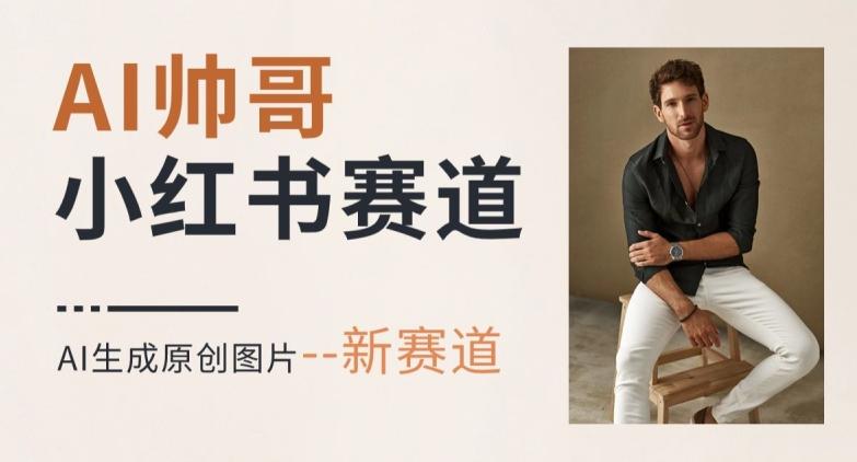 AI一键生成帅哥，新思路新赛道，涨粉迅速，轻松月入过万互联网行业-互联网创业-创业网-知识创造价值 新生无限可能网创星球