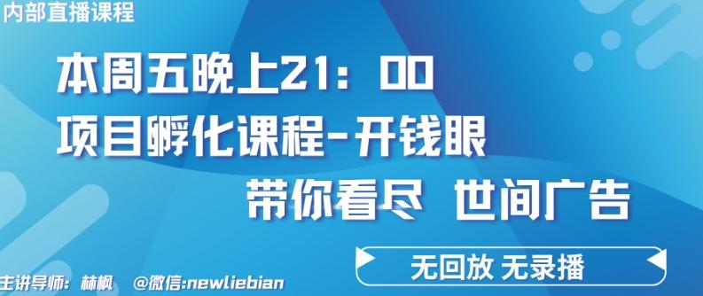 4.26日内部回放课程《项目孵化-开钱眼》赚钱的底层逻辑【揭秘】互联网行业-互联网创业-创业网-知识创造价值 新生无限可能网创星球
