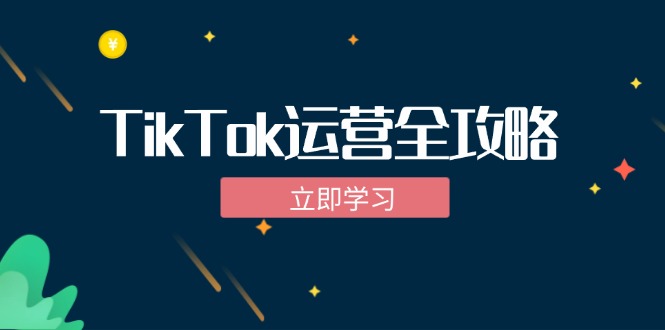 TikTok实战运营全攻略：从下载软件到变现，抖音海外版实操教程互联网行业-互联网创业-创业网-知识创造价值 新生无限可能网创星球